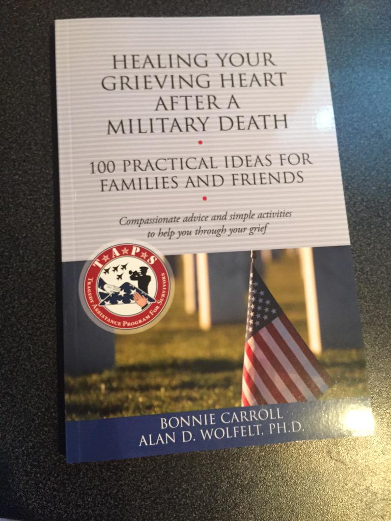 TAPSorg's tweet photo. "When loved one dies during military service, the grief of survivors is unique."  #READ TAPS new book! Buy on @amazon http://t.co/opxpepu7eb