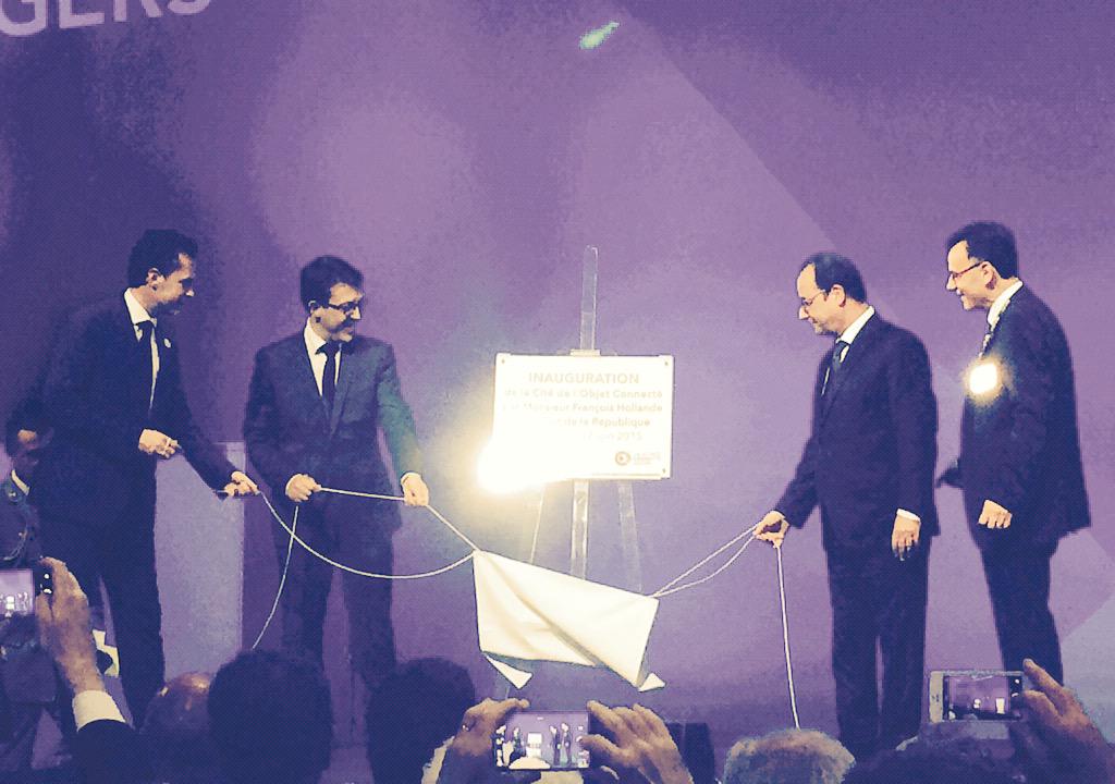 La Cité inaugurée, <a href="/Angers/">Ville d'Angers</a> ville des objets connectés, et le territoire récompensé ! #AngersIoT #AngersFrenchTech