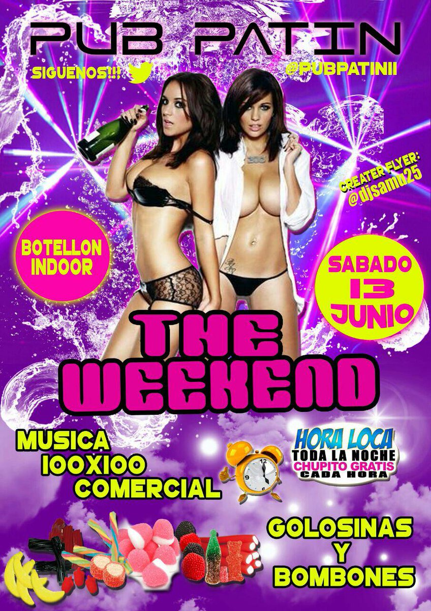 Este sabado seguimos de fiesta en Pub Patin