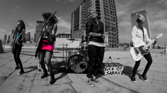 afterellen's tweet photo. Check out this exclusive premiere of @sickofsarah's new video, "Rooftops" http://t.co/7zmgtDZ8B7 http://t.co/f2pWFKM7tH