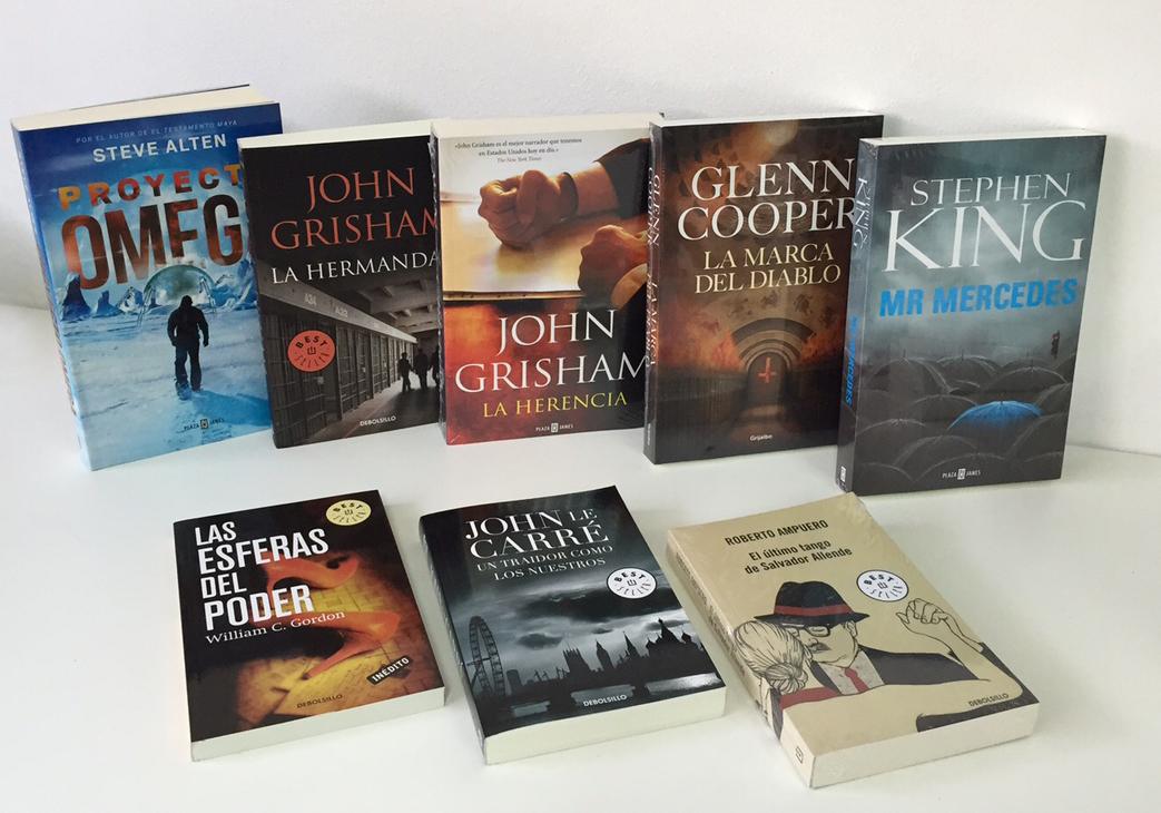 penguinlibroscl's tweet image. ¡Atentos fanáticos del #Thriller! RT y comenta para ganar estos libros ideales para el #DíaDelPadre @megustaleercl