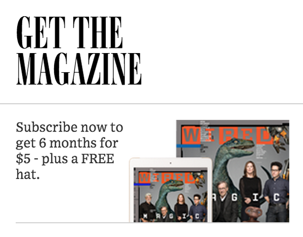 WIRED's tweet image. $5 for 6 months of WIRED: subscribe.wired.com/subscribe/wire…