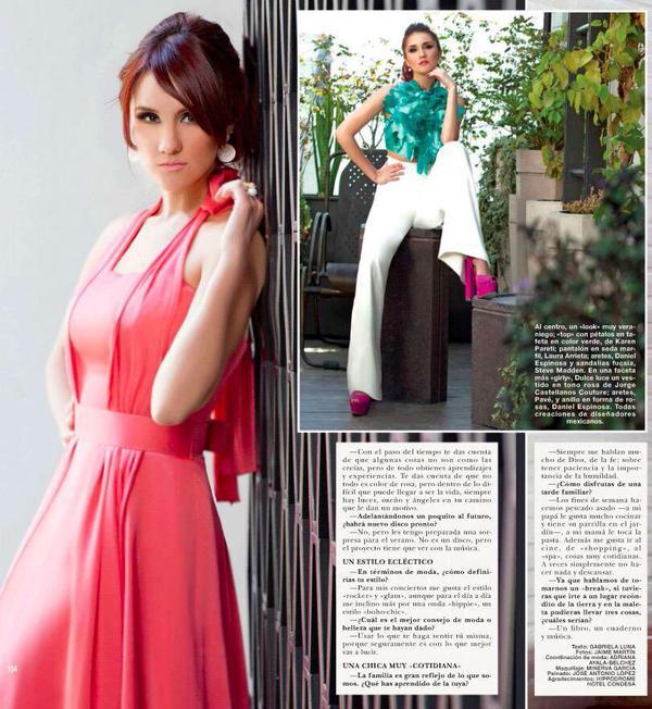 DulceMariaMty's tweet photo. #ScansHQ: @DulceMaria en la revista "HOLA México" #KCAMexico #DulceMaria #OLoHacesTuOLoHagoYo http://t.co/BN1fOjed6l