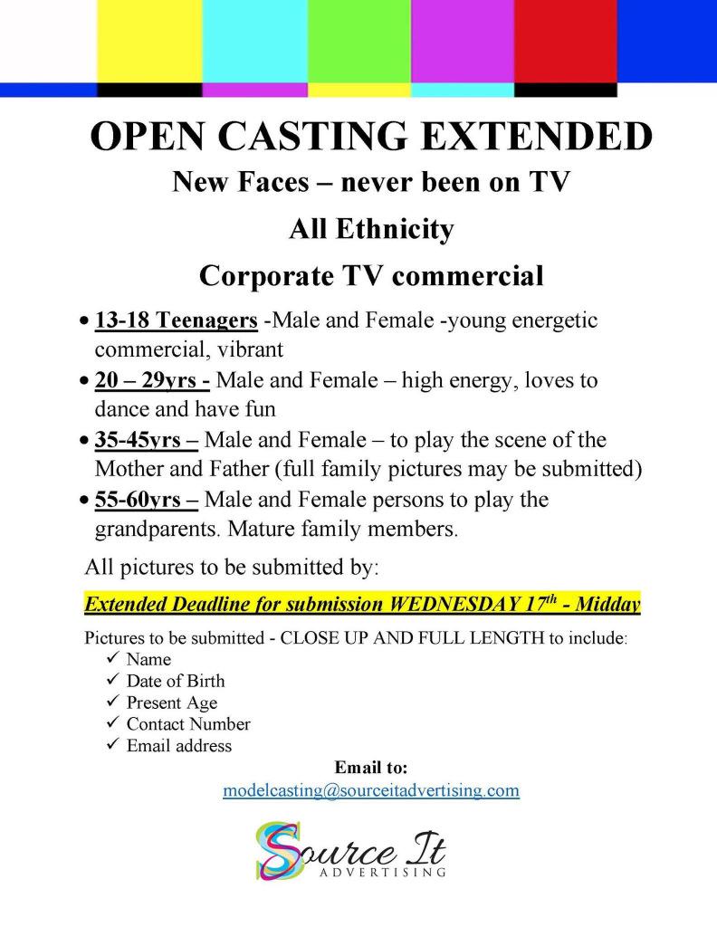 sourceitads_tnt's tweet photo. Casting Call. http://t.co/KR74G3dlVb