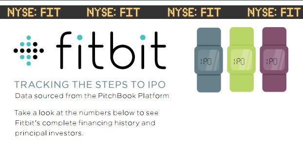 PitchBook's tweet image. The NYSE is set to get $FIT. Track Fitbit’s route to an IPO s.pitchbook.com/1dBnTsx @fitbit #IPO #datagraphic