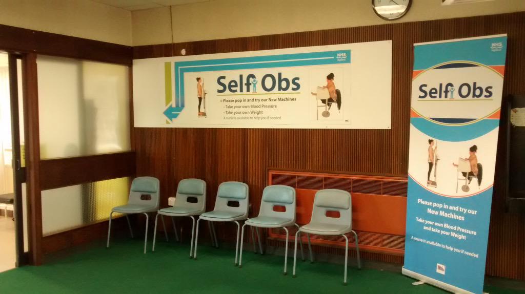 MairiFraser's tweet photo. @NHSHighland Take your own BP &amp; Weight at clinic #SelfObs http://t.co/lXEfJENmHA