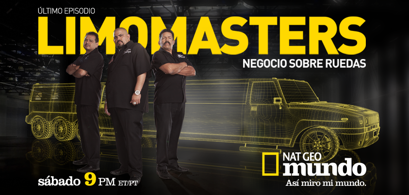 natgeomundo's tweet photo. ¡No te lo puedes perder! #LimoMasters. Último episodio. Mañana, 9 PM ET/PT por #NatGeoMundo. http://t.co/oH0cTFs81C