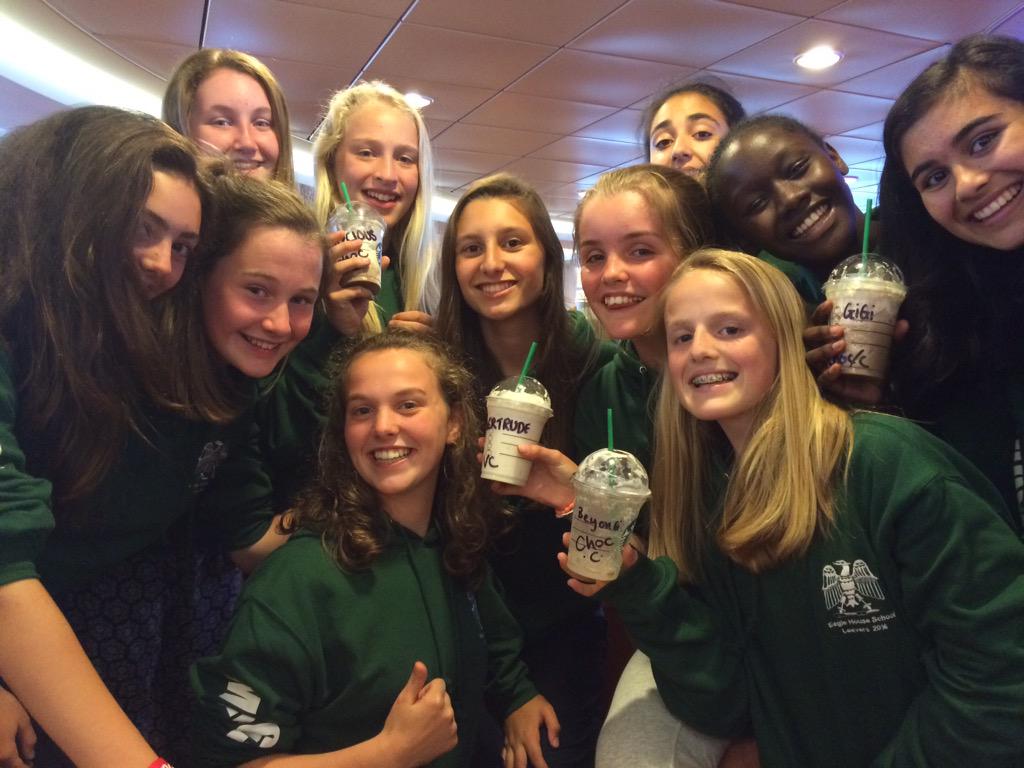 EagleHouseSch's tweet photo. On the ferry with Yr 8 and have bought up Starbucks. #GEAdventure http://t.co/J85BOJjyh4