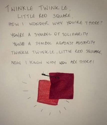 OlwenAK's tweet photo. #redsquare #Supporttheradicalbank @RadBankBrighton http://t.co/ZHDG5aB9To