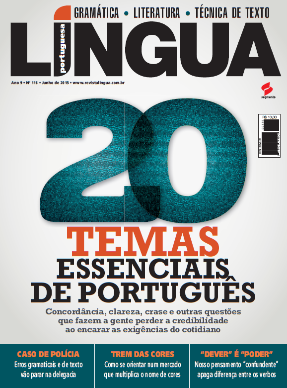 Esta é a capa da Língua de junho, que chega às bancas nesta semana!