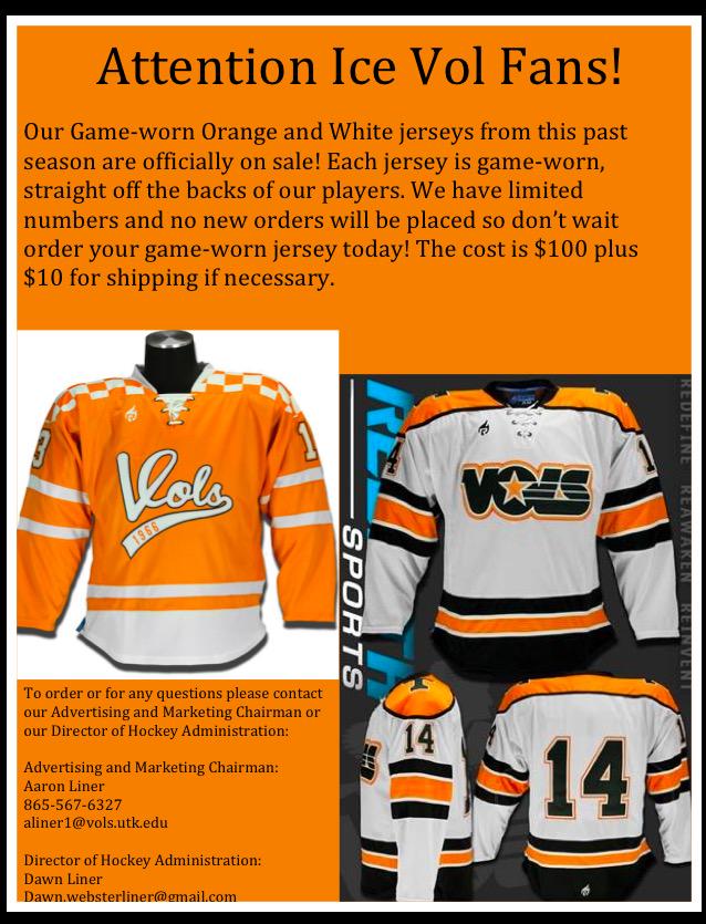 Tennessee Hockey on X: THE JERSEY SALE IS OFFICIALLY LIVE!! Get