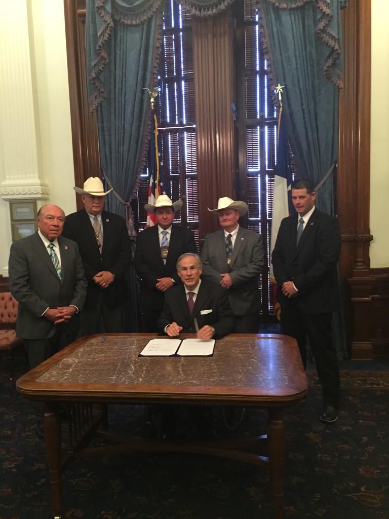 #HB2037 was signed into law by Govenor Abbott today!