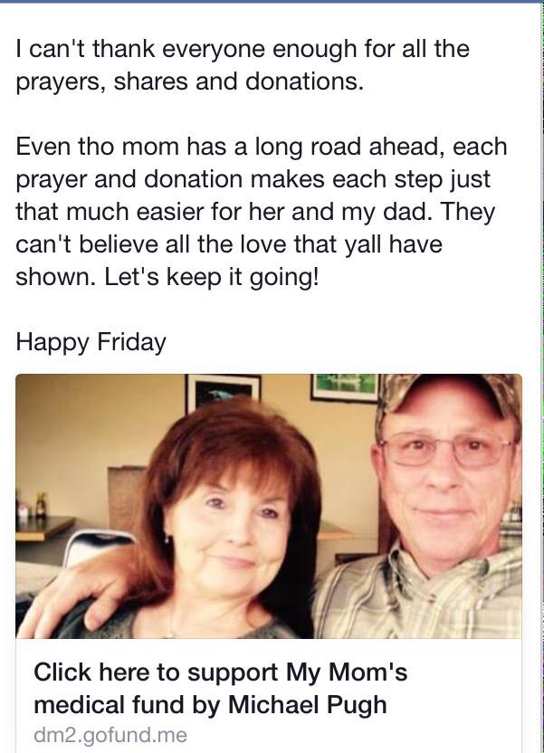 mikey_baha's tweet photo. Thank you! #gofundme #read #share #KCCO #family #Friday #medical #medicalfund #passtheword http://t.co/SnGHIZnBiV http://t.co/RrktYJGQ33
