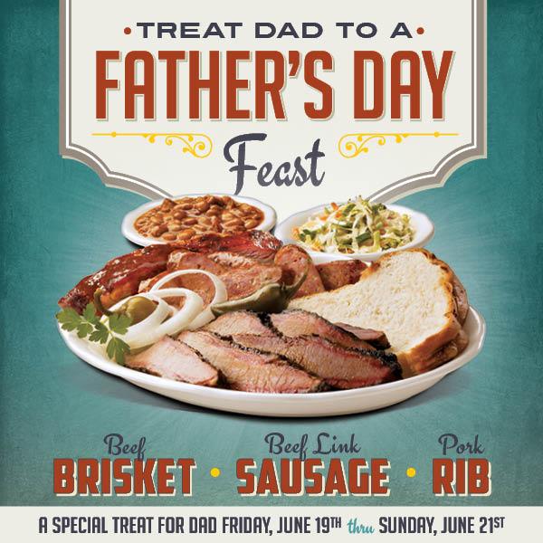 Treat dad to a Father's Day FEAST! #celebratewithBBQ
