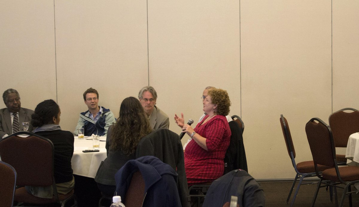UCSF_CHESA's tweet photo. @sherrywren discusses need for #tasksharing during Q&amp;A session at our Center's launch #LaunchHighlights http://t.co/MUIOOukCZn