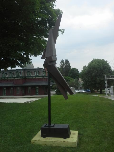 rasmussen_bryan's tweet photo. I just installed this one in Bennington, VT for the North Bennington Outdoor Sculpture Show #NBOSS show opens in July http://t.co/GXjwSVRIyo
