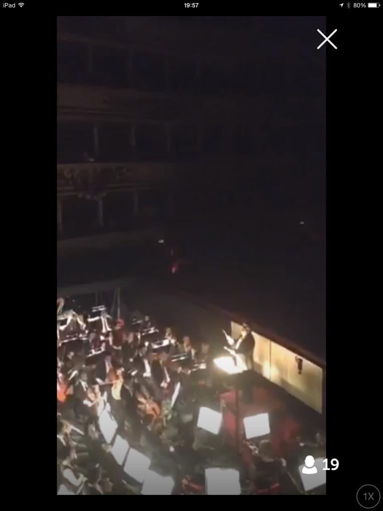 <a href="/teatroallascala/">Teatro alla Scala</a> Grazie Mille #CavalleriaRusticana #Periscope Fantastico 😍