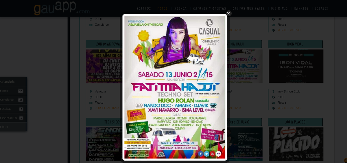 gauapp's tweet photo. Sorteo EXPRESS de 1 entrada para ver mañana a @fatimahajji en @Casualclub1 con Hugo Rolan y muchos+! RT&amp;FOLLOW! http://t.co/IddioNbGIH