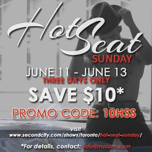 TWO more days to save $10 on your #HotSeatSunday tickets!