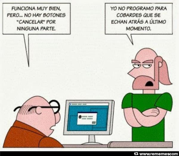 d3veducation's tweet image. ¡Yo no programo para cobardes!... codejobs.biz/es/blog/2014/1…