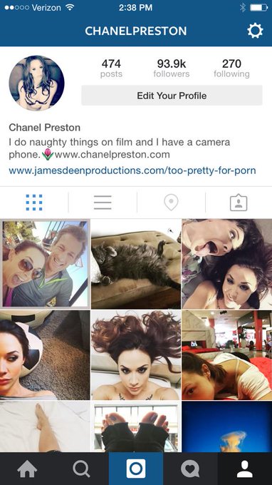 Preston instagram chanel Chanel Preston