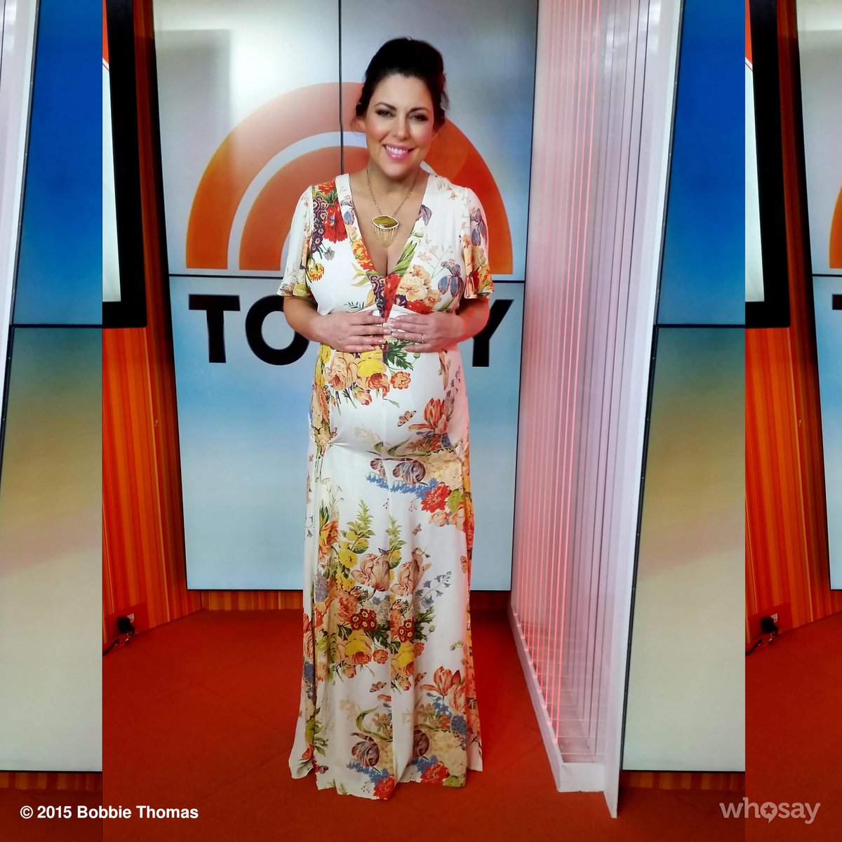 BobbieThomas's tweet image. my #ootd from #bobbiesbuzz on @TODAYshow w @klgandhoda- @ASOS Tea Maxi Dress; @popsyjewels Marquise Grandeur Necklace