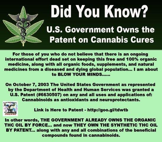 MME_LOSANGELES's tweet photo. Let everyone know about patent #6630507
http://t.co/H2Di28cRc0
 #marijuana #patent6630507  #health #medical http://t.co/xVAXzRGYhW