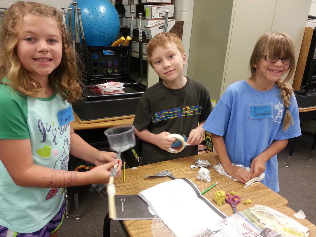 Wrapped up 2 weeks of CI today with incredible instructors, counselors, and super-inventive campers! <a href="/campinvention/">Camp Invention</a>