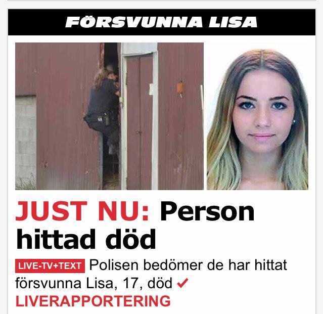 williamspetz's tweet image. Går sönder när jag läser om Lisa. Vila i frid ängel, vi var många ville ha dig tillbaka.