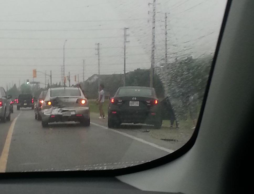 nb ninth line before Britannia 3 car accident.  <a href="/Mississauga411/">Mississauga411</a> <a href="/411TowResponse/">Special Vehicle Transport</a>