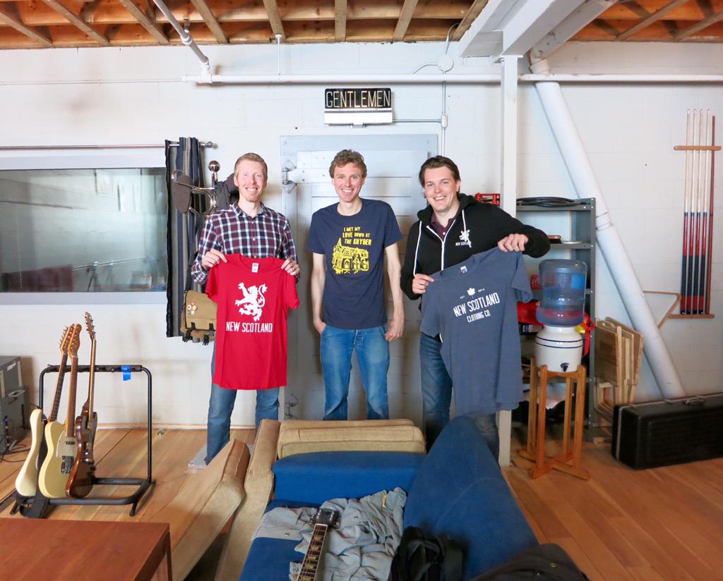 NewScotlandCo's tweet photo. Joel Plaskett/New Scotland Khyber tour tees now online at http://t.co/ZBjwfrklgl @joelplaskett @khyber_friends http://t.co/jKD37Wxp0n