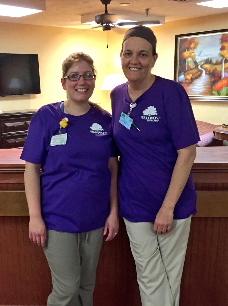 WoodmontHC's tweet photo. We LOVE our CNAs!! 💜 #happyCNAweek #TrilogyStrong http://t.co/p9YAf931Cb