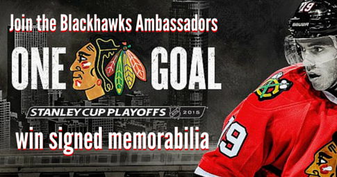 CarrTraceyfit's tweet photo. Become a #Blackhawks Fan Ambassador and enter to win signed team memorabilia! #ONEGOAL - http://t.co/tStj6Uy9gO http://t.co/FYPzlvtFN8