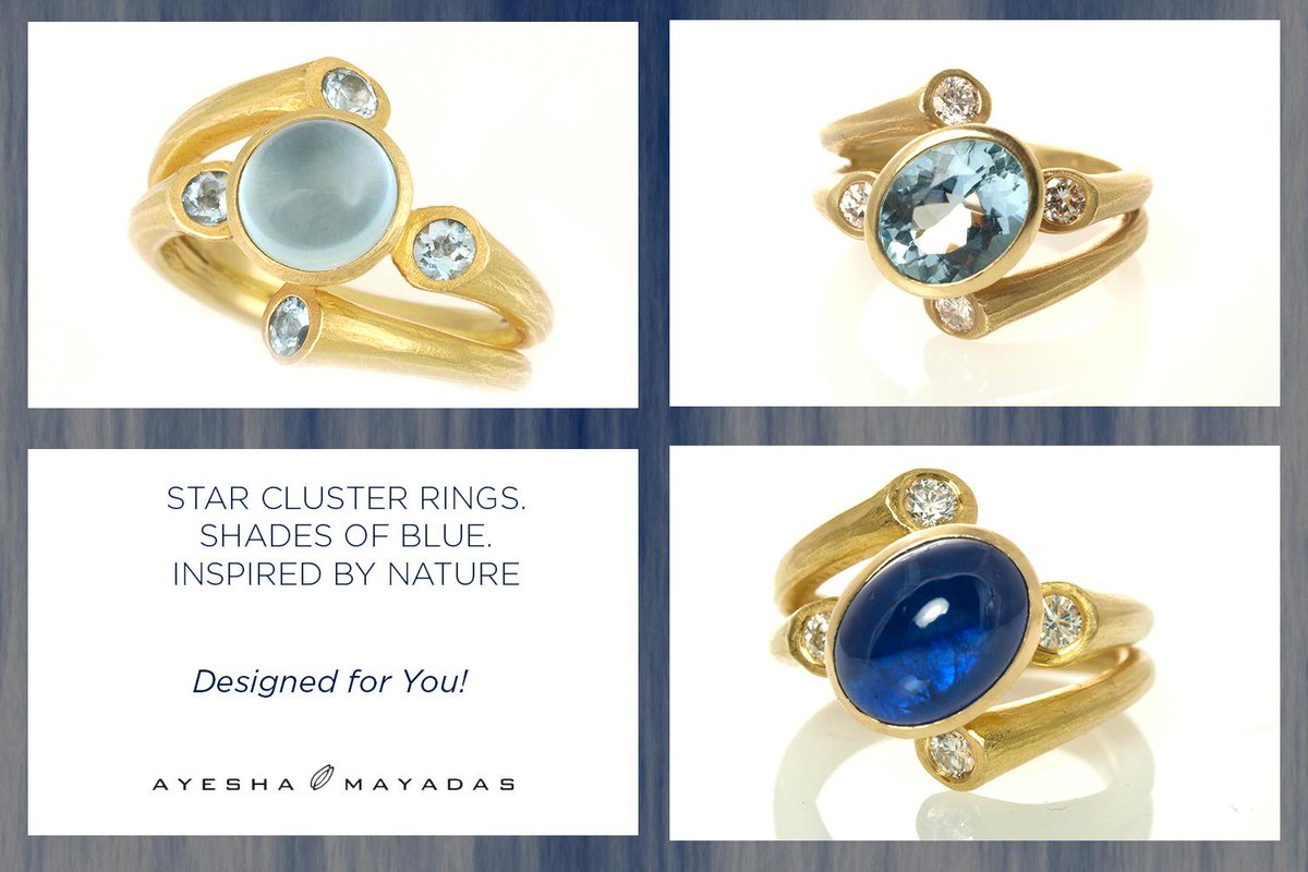 AyeshaStudio's tweet photo. Cluster rings with wonderful hues of Blue in time for Summer!
#fashion #rings #style #blue

https://t.co/AjzmdzLtgm http://t.co/st113PcjEQ