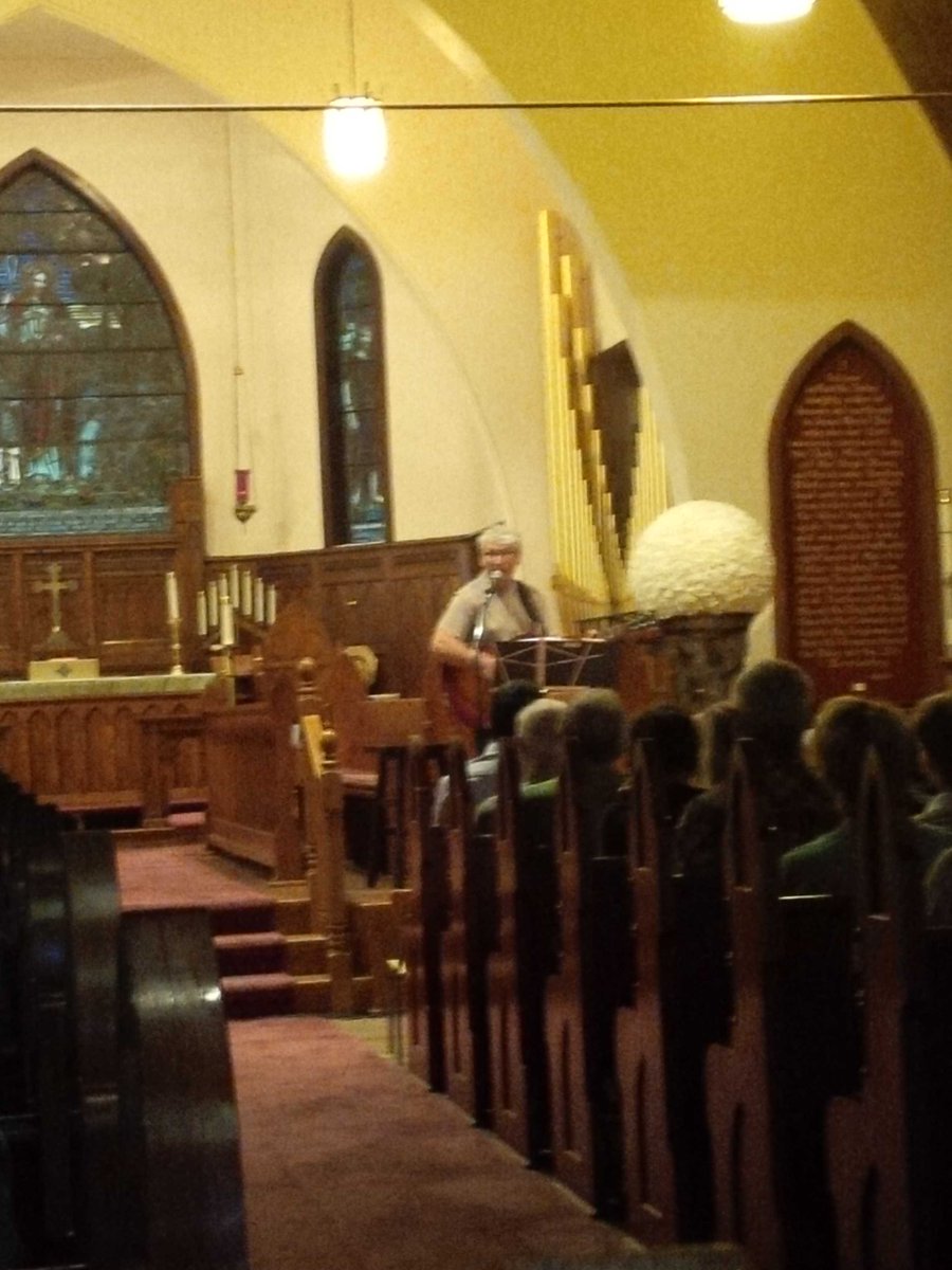 cerwright's tweet image. Dale Butler giving it all for St . John's meals fund raiser ,76 average weekly guests for dinner, 314 - Holiday Meals