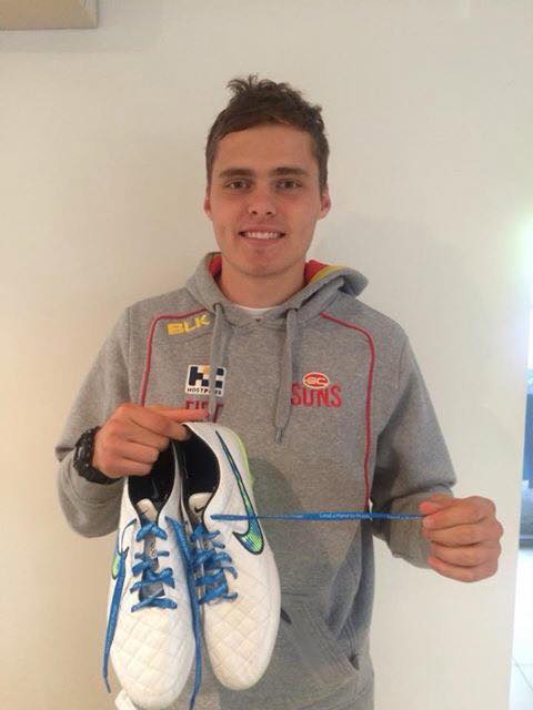 Lend a hand to Hugo (@lendahandtohugo) on Twitter photo Great to have @bradygrey28 and <a href="/kolodjashnij28/">Kade Kolodjashnij</a> as Lend a hand to Hugo ambassadors. Look for our laces in their boots! Great to have @bradygrey28 and <a href="/kolodjashnij28/">Kade Kolodjashnij</a> as Lend a hand to Hugo ambassadors. Look for our laces in their boots!
