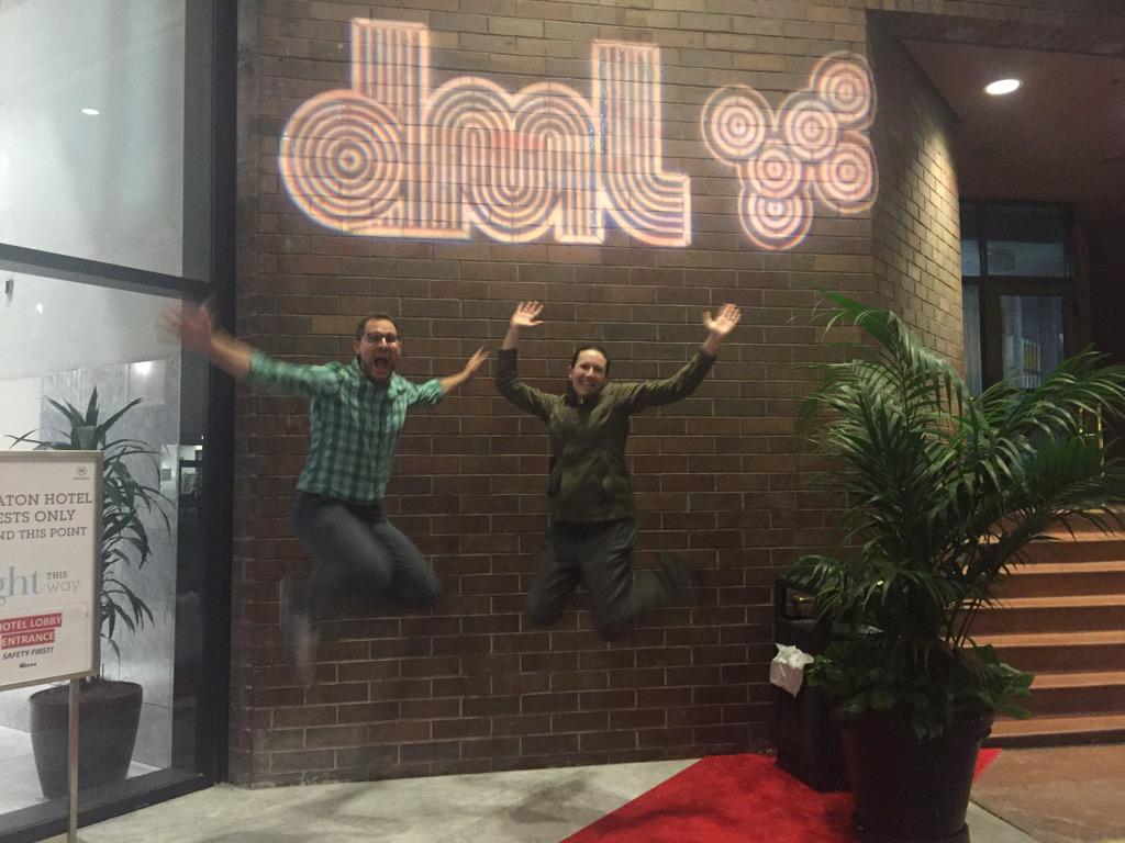 torreytrust's tweet image. Jumping for joy at #DML2015 @dankrutka