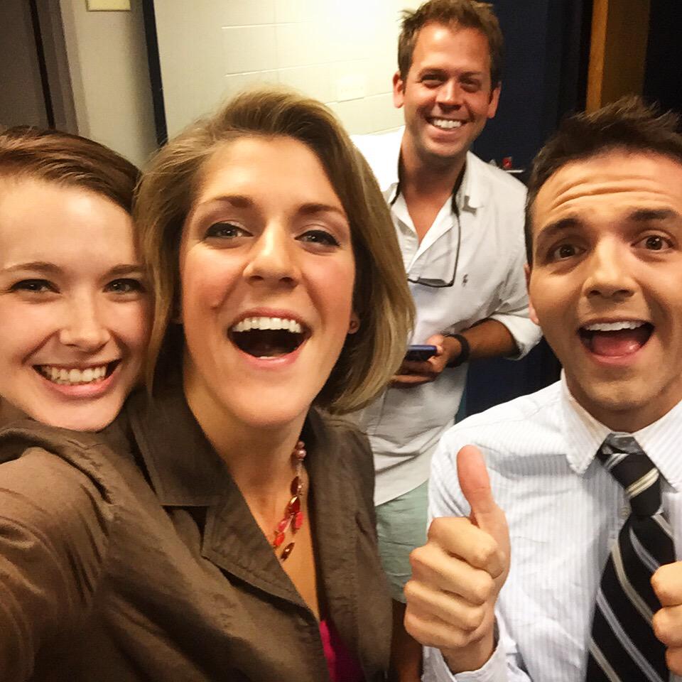 BeccaReports's tweet photo. So long, @SteveWBIR! Best of luck as you head to your new station. All of us at @wbir will miss you! #SteveSignsOff http://t.co/p0ZEQM6KqB