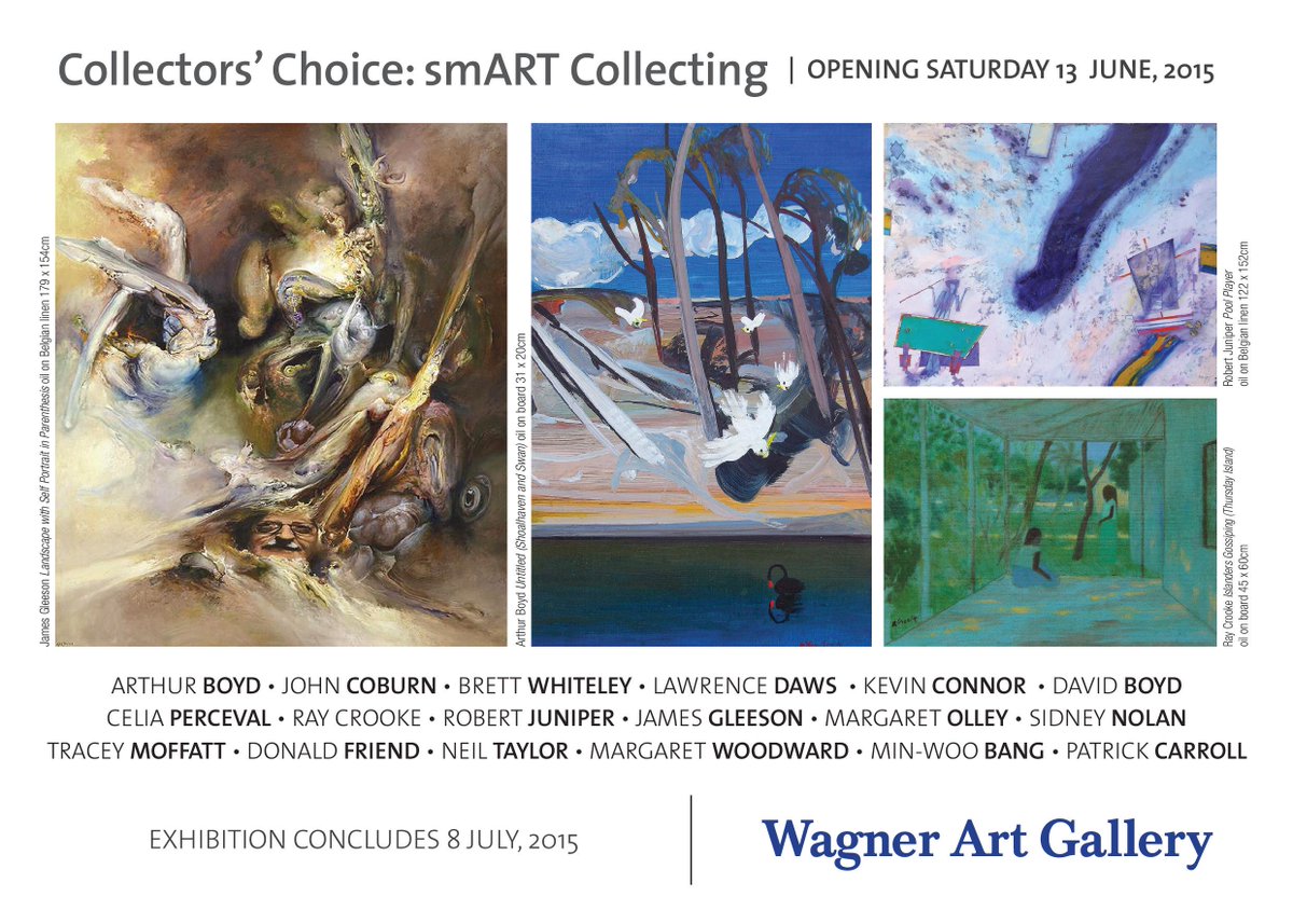 Please join us for our opening reception today, all welcome. #paddington #NSW wagnerartgallery.com.au/currentexhibit…