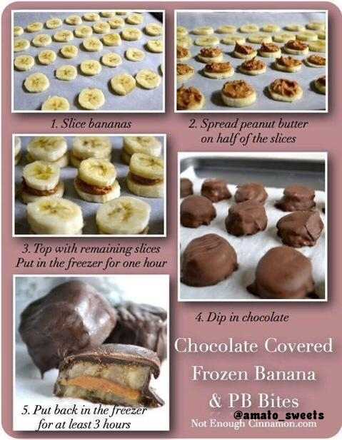 誰でもできるスイーツレシピ On Twitter バナナチョコピーナッツバターサンド ピーナッツバターをバナナで挟んで冷凍庫で１時間 チョコをコーティングして冷凍庫で３時間 このうまさは人を裏切らない Https T Co 1pokgtzlp3