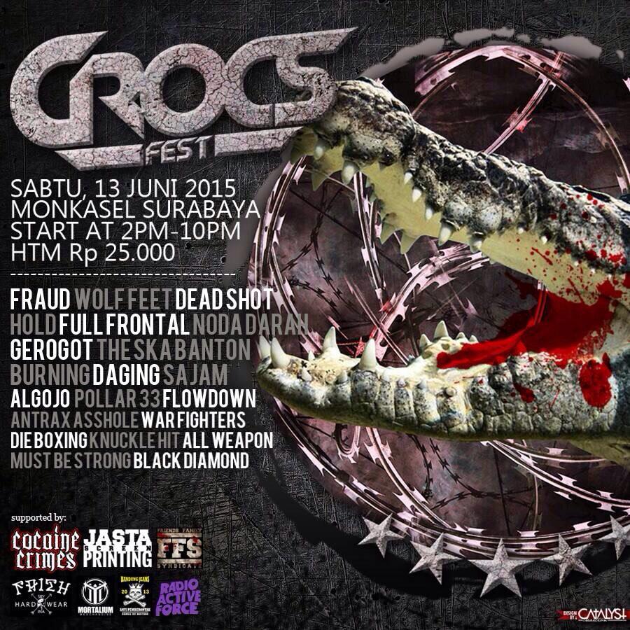 HARI INI!!! CROCS FEST AT MONKASEL!!! @fraudbeatdown @FullFrontalSBHC <a href="/wolfxfeet_SBHC/">WOLFxFEET HC</a> @HOLD_HARDCORE <a href="/ALGOJO_NCHC/">ALGOJO HARDCORE</a>