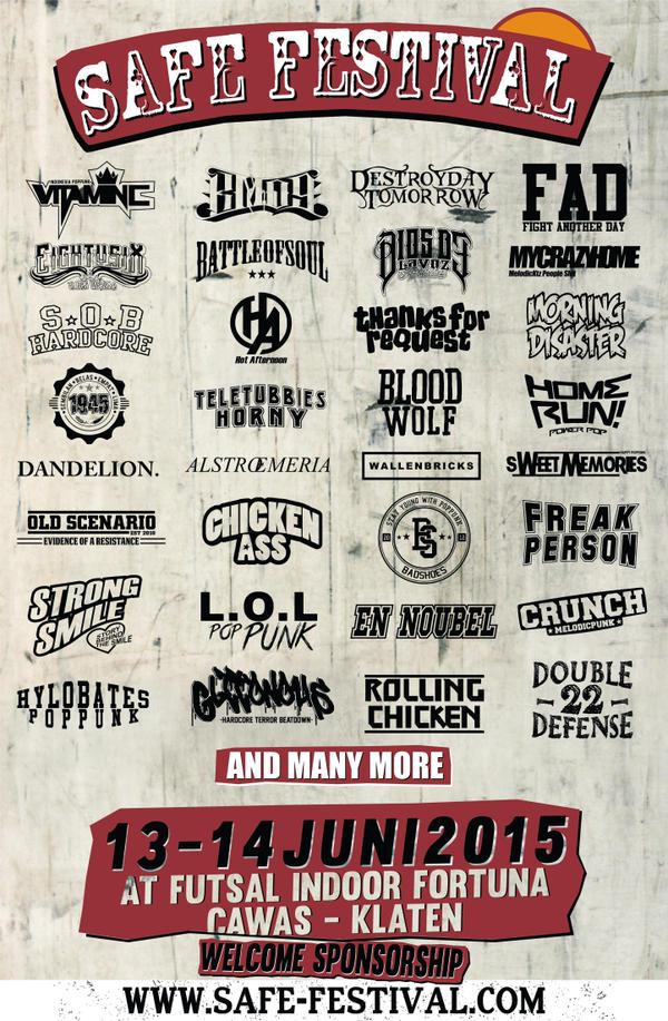 Crunchmelodic's tweet image. TODAY #SAFEFESTIVAL #2DAYS #GIGS  #KLATEN