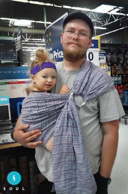 SoulSlings's tweet image. &quot;Absolutely loving our #soulsling, thank you!&quot; Shaina Pierce, Tennessee, USA #babywearing #soulreview #ringsling