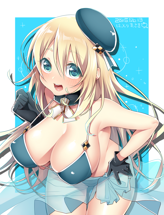 愛宕(艦隊これくしょん) 「水着愛宕をドウゾ☝☝ #梅雨入りしたし一足先に夏満喫できる水着画像貼ろう 」|はっとりまさき🌸単行本①巻発売中のイラスト