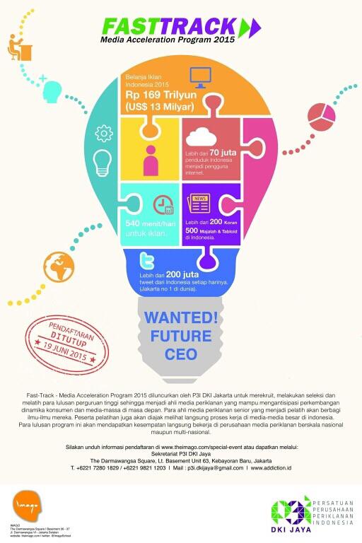 Baru lulus kuliah dan ingin berkarir di bidang media periklanan? Ikuti fast track program ini.