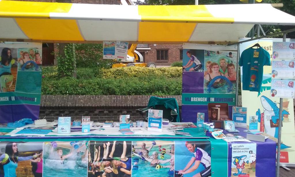 Vandaag gratis inschrijven voor de zwemles.Kom naar onze stand op de braderie bij  renkum bomvol