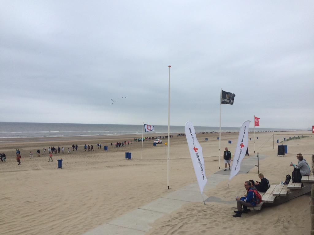 File op het strand!!!!