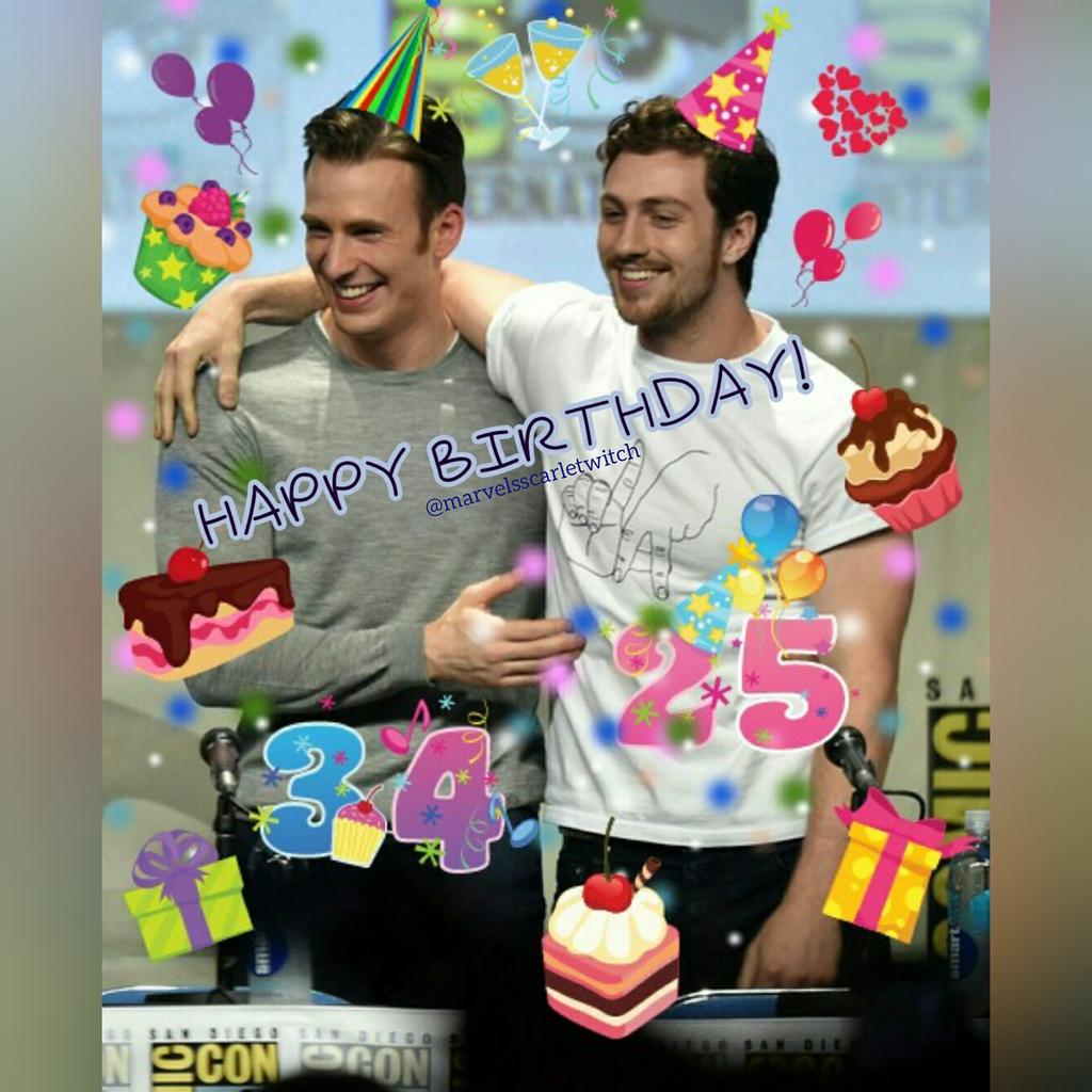  Happy Birthday to you and Aaron Taylor-Johnson!    