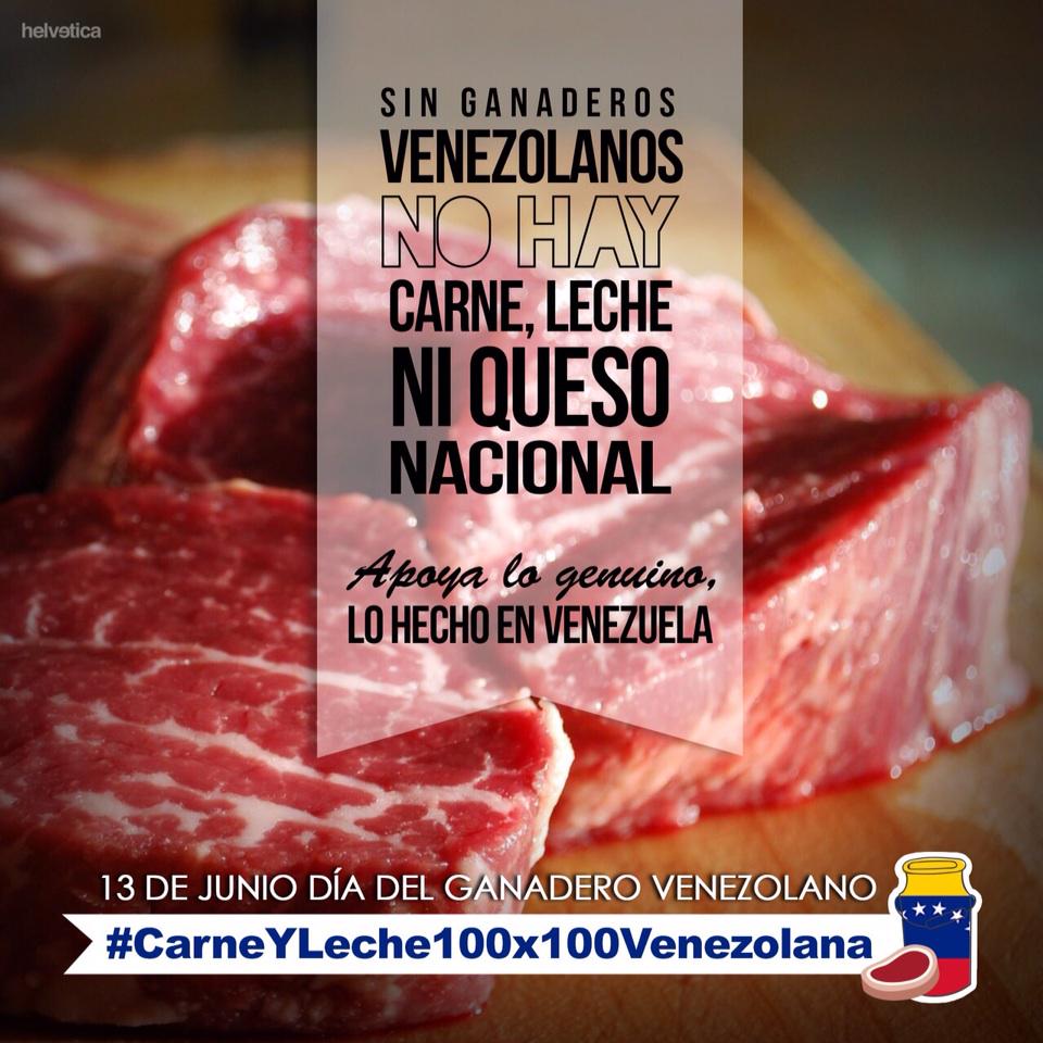 Porque estamos decididos a q Vzla ocupe el lugar q le corresponde #CarneYLeche100x100Venezolana