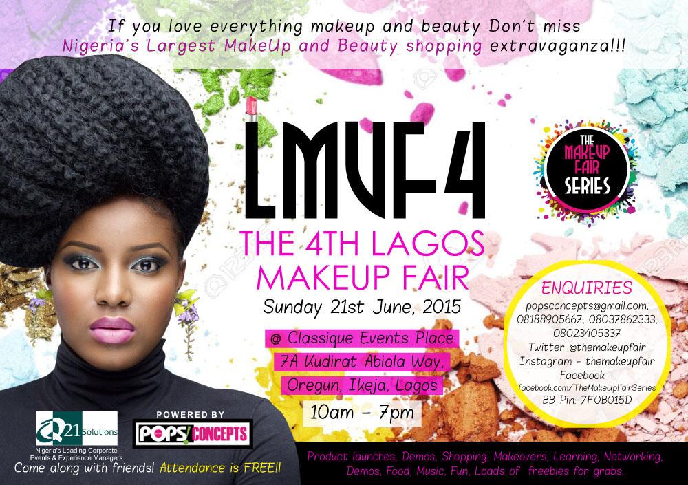 Q21Solutions's tweet photo. #ChangeBae if he doesn't take you to the 4th #LagosMakeUpFair on the 21st of this month. #ExperienceEvents #Q21Events http://t.co/DJU3Sk96iD